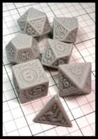 Dice : Dice - Dice Sets - Monochromatic Relief Grey - Temu Feb 2024